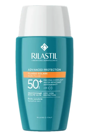 Rilastil Advanced Protection SPF50+ - Fluido Solare Pelle Sensibile 50ml